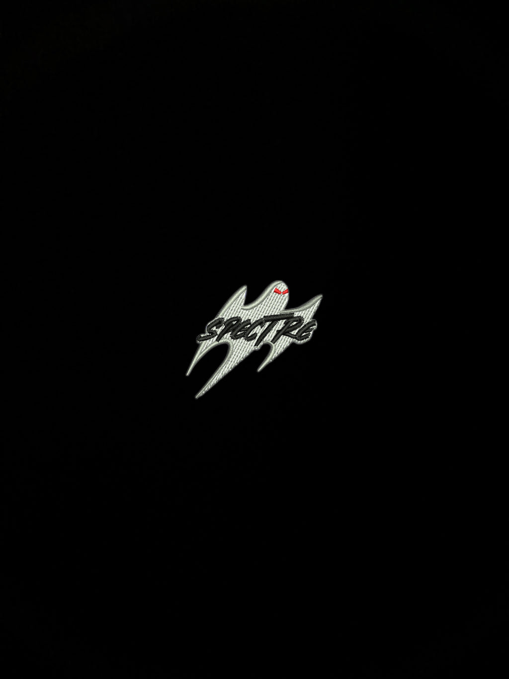 Ghost Embroidered Hoodie