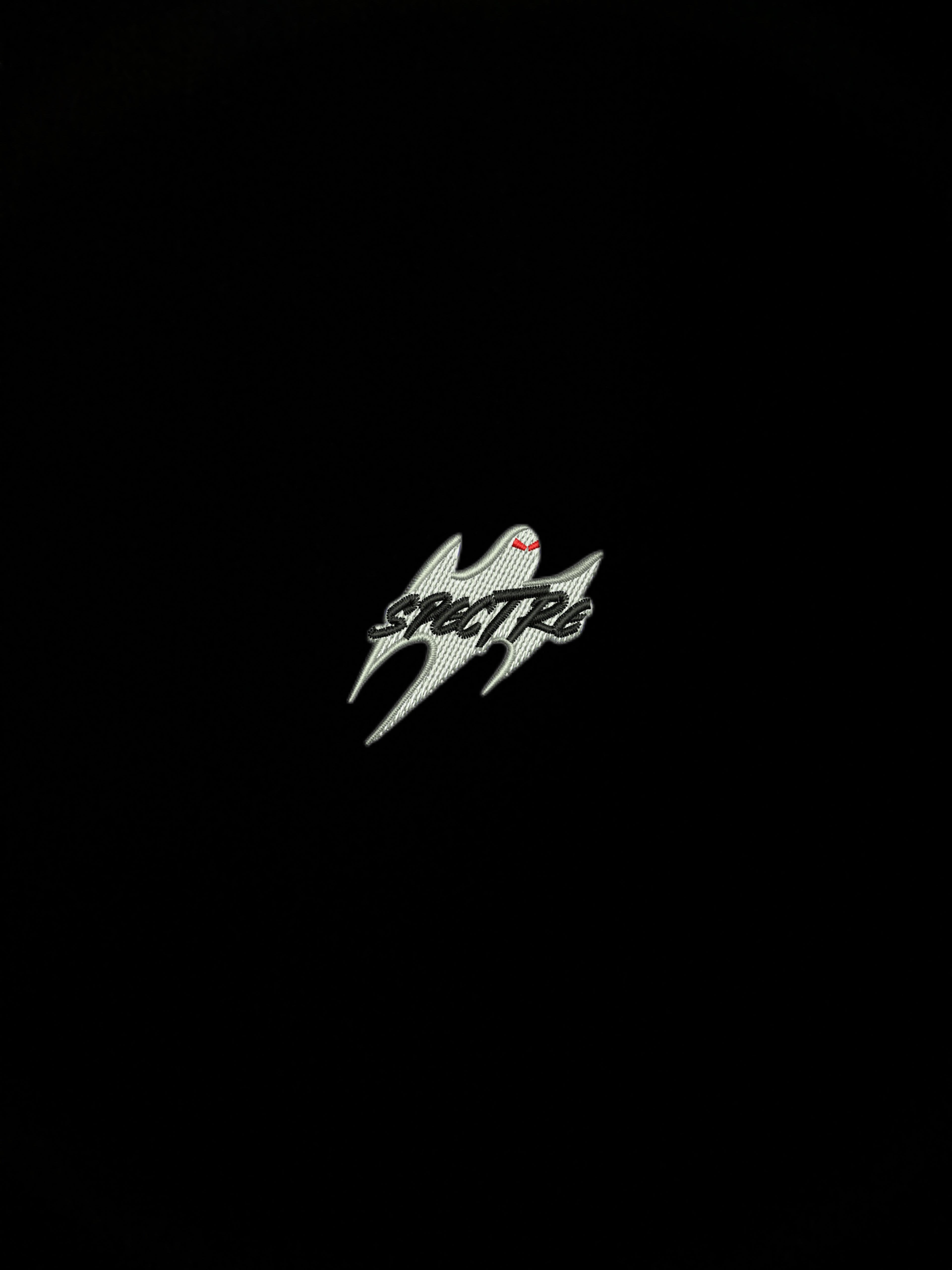 Ghost Embroidered Hoodie