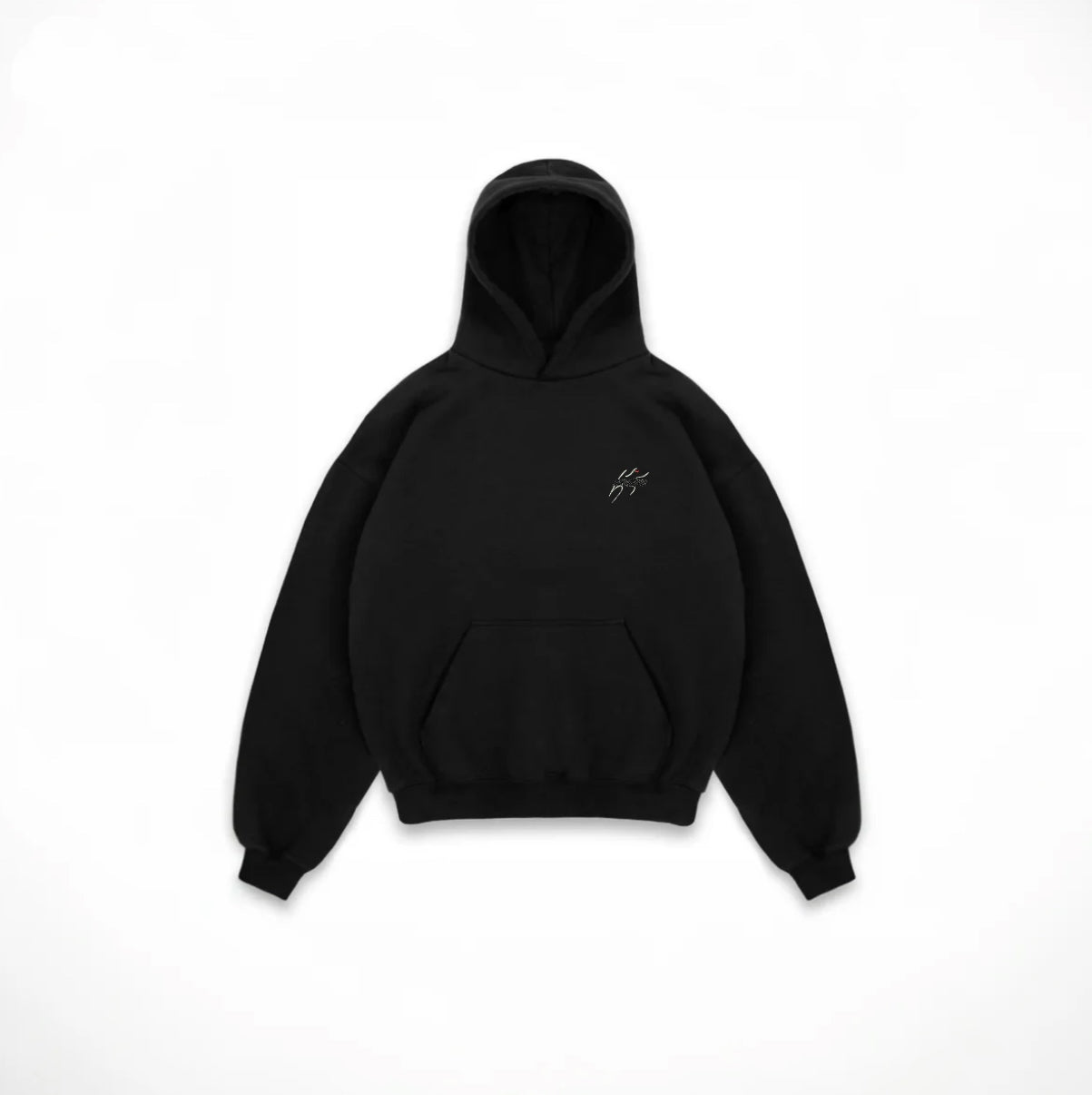Ghost Embroidered Hoodie